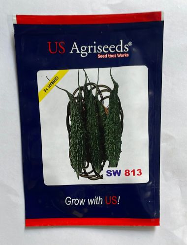 Natural US AGRISEEDS Bitter Gourd SW-813, Color : Green