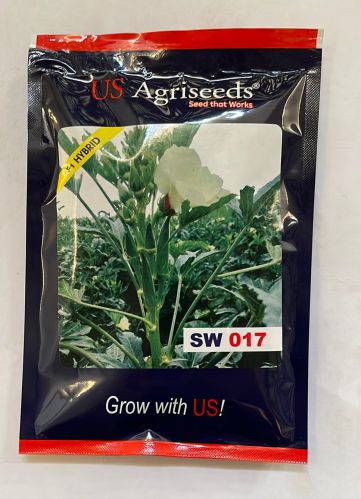 Us Agriseeds F1 Hybrid Sw 017 Okra Bhindi