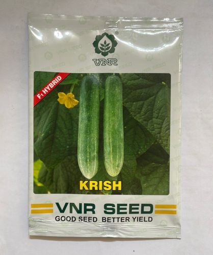 VNR Krish F1 Cucumber Seeds, Packaging Size : 10GM