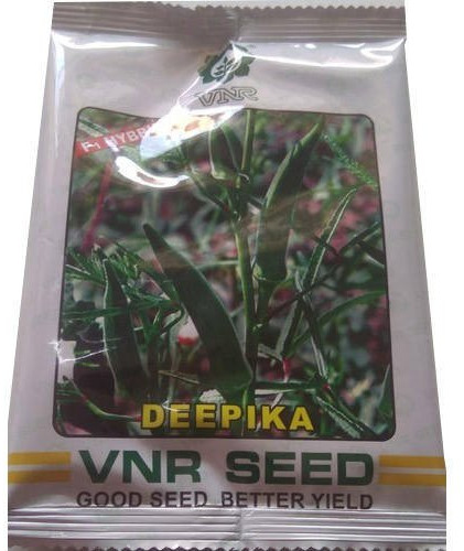 Natural Vnr Okra Deedika Seeds, Color : Green