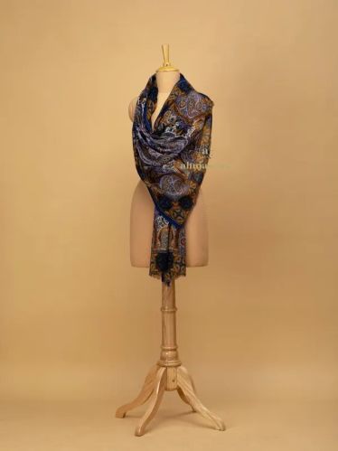 Wool Printed Stole, Brand Name : Ahujasons