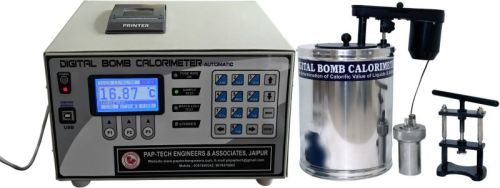 PAP-TECH Stainless Steel Bomb Calorimeter, Color : Blue