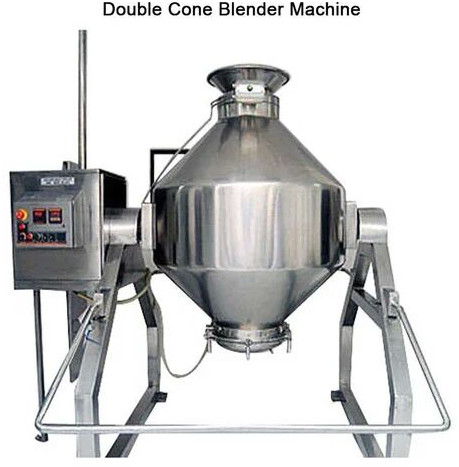 Saiman Polished Stainless Steel Automatic Double Cone Blender Machine