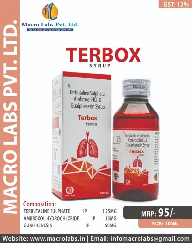 Ambroxol 15mg+terbutaline Sulfate 1.25mg+guaiphenesin 50mg