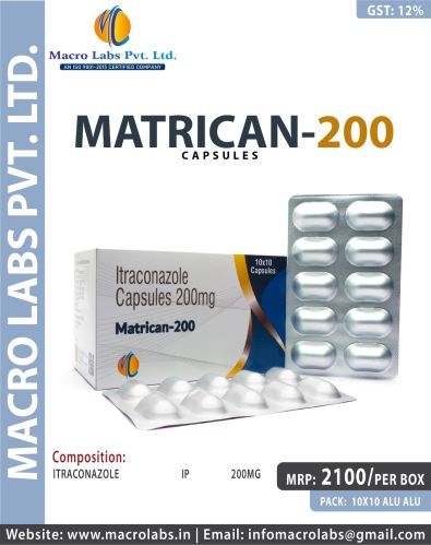 Itraconazole 200mg For Fungal Infection