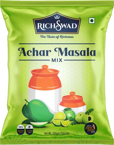 Achar Masala, Certification : FSSAI Certified for Making Pickle