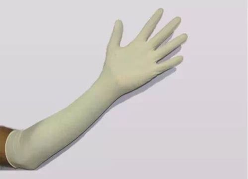 Plain 18 Inch Elbow Gloves, Color : White, Gender : Unisex