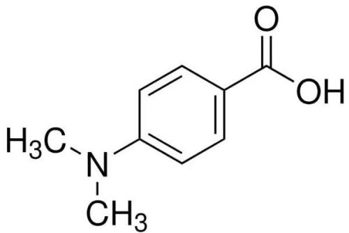 4Dimethyl Amino Benzoic Acid DMABA, Color : White