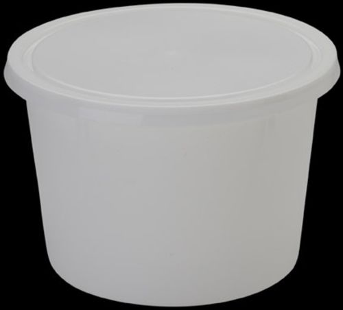 Plain PP 650 Ml Plastic Food Containers, Color : Off White