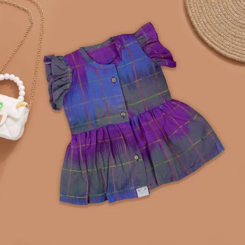 Printed Baby Girl Multicolor Cotton Frock Casual Wear