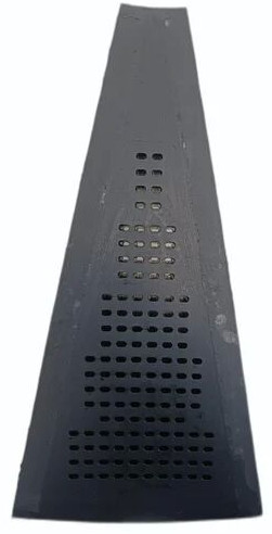 Continues Ball Mill Discharge Rubber Liner, Color : Black 17 Inch