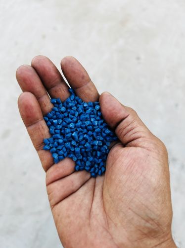 Reprocessed HDPE Granules, Color : Blue Black