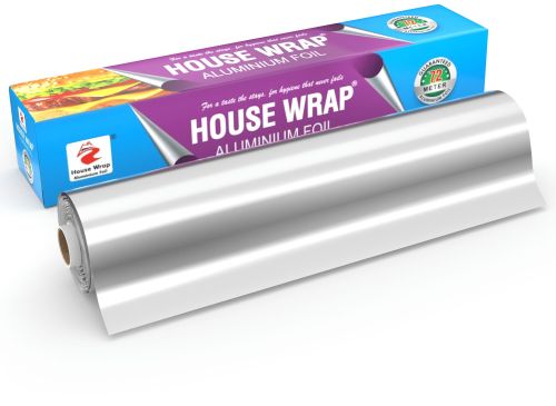 72 Meter House Wrap Aluminium Foil, Thickness : 11 Microns