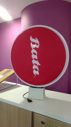 Acrylic LED Advertising Display Flange, Packaging Type : Paper Boxes