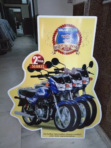 Cardboard Cut Out Standee, Color : Multicolor For Advertisement Use