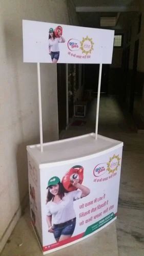 Printed Outdoor Promotional Table, Color : Multicolor