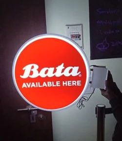 Acrylic Round LED Display Flange, Picture Material : PVC