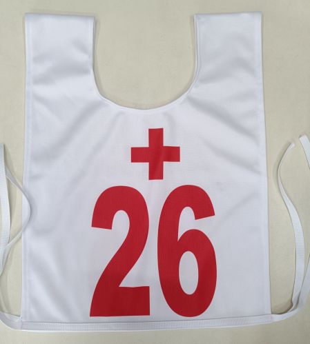 Chest Numbers Medical Both Front & Back