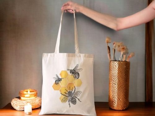 Canvas Tote Bags, Color : Cream 38x48x14inch