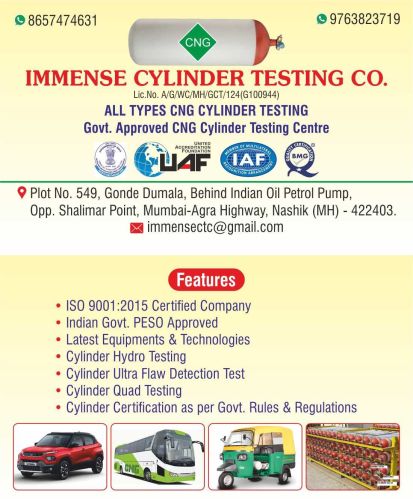 CNG Cylinder Testing Services