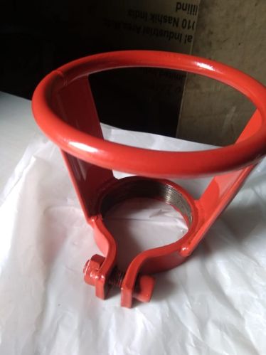 Metal Conical Cylinder Safety Valve Guard, Color : Red