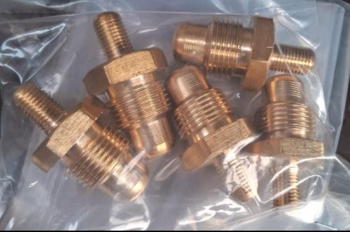 Polished Brass Gas Cylinder Valve Adapter, Color : Yellow Multisize