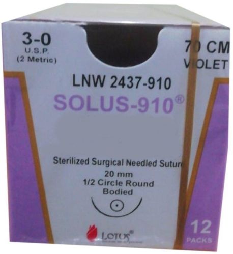 Plastic Lotus 2437-910 Sterilised Surgical Needled Suture