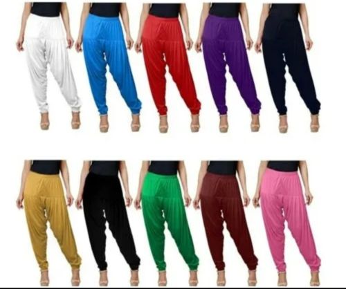 Viscose Ladies Patiala Pant, Color : Multicolor