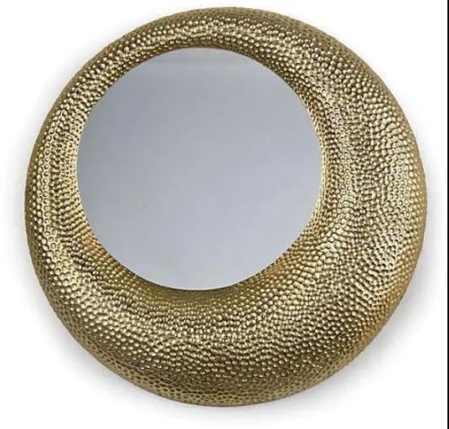 Metal & Glass Polished Double Side Magnify Frame Mirror