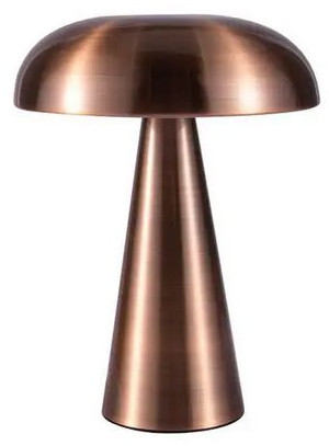 Plain Metal Polished Rechargeable Restaurant Table Lamp for Lighting