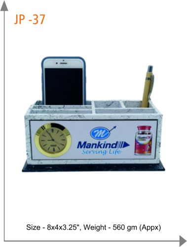 Polished Wooden Table Organiser, Color : Multi Color Customized