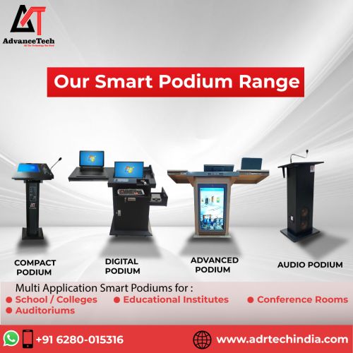 AdvanceTech India Metal Smart Podium Range Customised, Standard