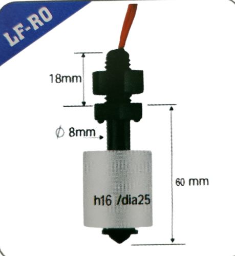 Lfia Polycarbonate Power Coated RO Level Switch, Color : White