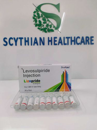 Levosulpiride 12.5 Mg Injection, Color : Light Yellow, Form : Liquid