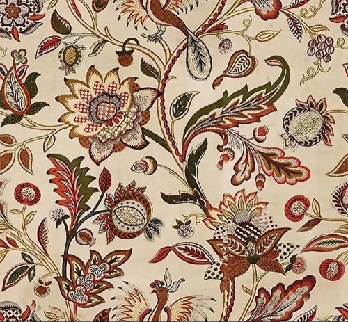 Digital Print French Crepe Fabric, Color : Multicolor