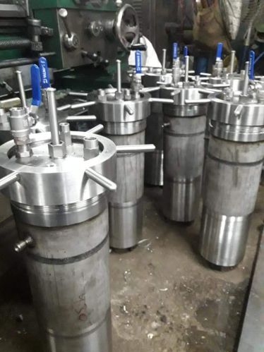 Apex Polished Stainless Steel Autoclaves, Color : Grey