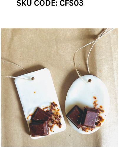 CFS03 Handmade Chocolate Theme Fragrance Sachet, Shape : Rectangle