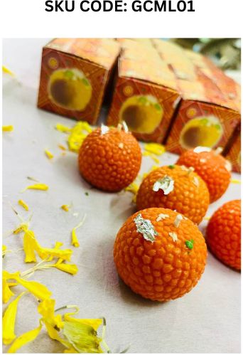 Scentiments GCML01 Handmade Motichoor Laddoo Candle for Decoration