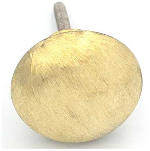 Polished Brass Ruff Knobs, Color : Golden