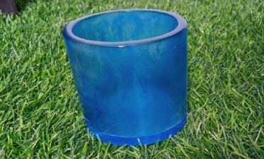 Plain Polished Resin Glass, Color : Blue Standard For Drinking Use