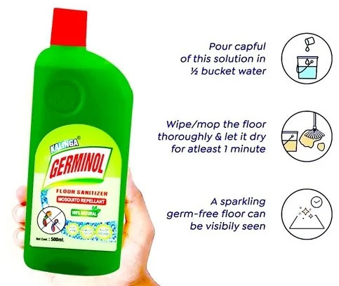 Germinol Floor Cleaner Liquid, Packaging Type : Plastic Bottle
