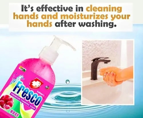 Fresco Hand Wash, Type Of Ingredient : Chemical, Form : Liquid