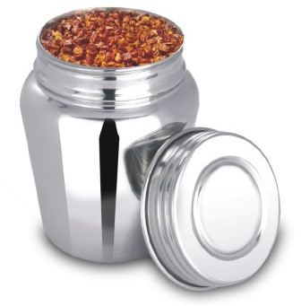 Plain Polished Dhoom Stainless Steel Apple Container