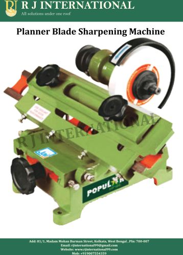 Electric Mild Steel Blade Grinding Machine, Voltage : 220V