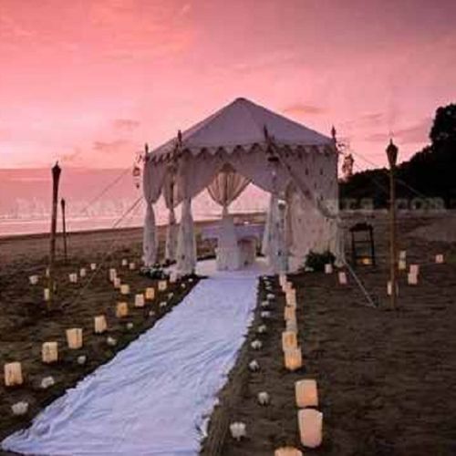 Canvas POP Up Beach Tent 12 X 16 Meters