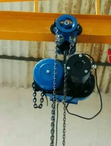 Semi Automatic 10 Ton Electric Chain Hoist, Voltage : 220V