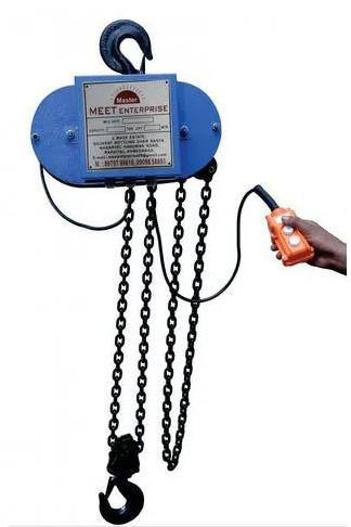 Mild Steel Semi Automatic Hulk Trolley Extended Arm Chain Hoist