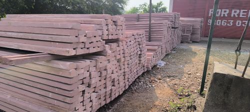 Abstract Meat Stone Door Frame Raipur, Color : Red Rectangular