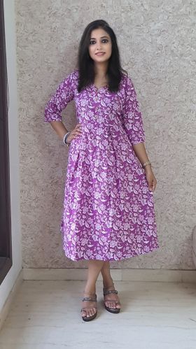 Cotton Ladies Printed Top M, XL, XXL, 3xl