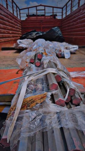 Polished Stainless Steel Round Bar, Length : 4000-5000mm